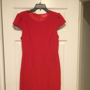 Betsey Johnson dress, red ,size 8